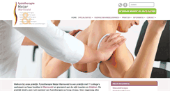 Desktop Screenshot of fysiotherapiemeijer.nl